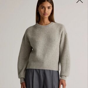 Quince 100% Yak Wool Pointelle Sweater, size XS